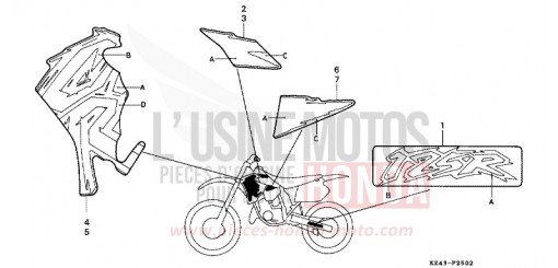 MARKE (CR125RS) CR125RS de 1995